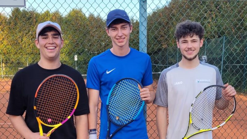 Junioren U18: Matti (2.) / Finn (1.) / David (4.)